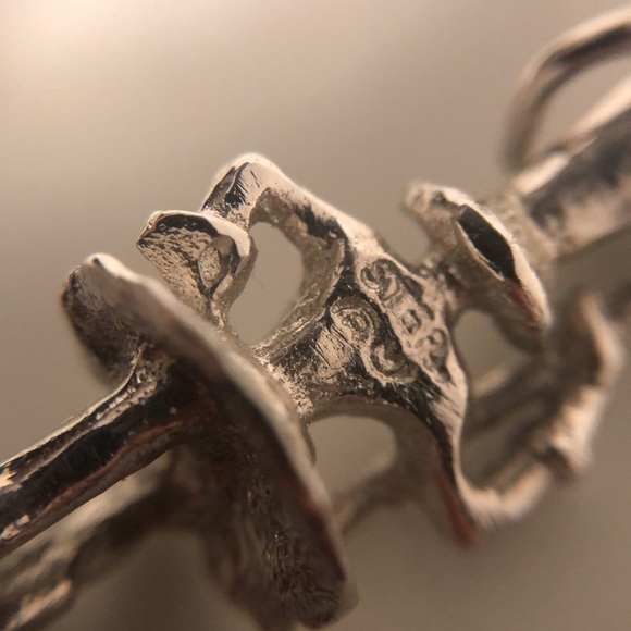 Nutcracker sterling silver vintage pendant bracelet charm - Picture 6 of 6